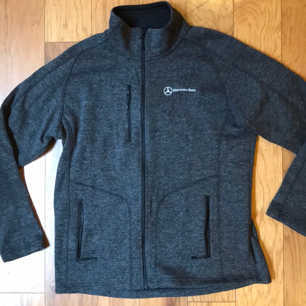 Mercedes Fleece ZIP-Up Jacket. Size Large